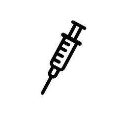 solid icons for Syringe and shadow,vector illustrations