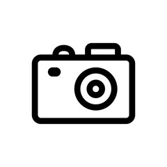 Camera icon, flat photo camera vector isolated. Modern simple snapshot photography sign. Instant Photo internet concept. Trendy symbol for website design, web button, mobile app. Logo illustration