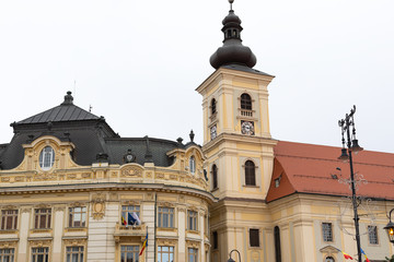 Fototapeta na wymiar Sibiu downtown
