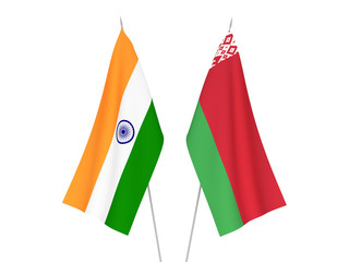 India and Belarus flags