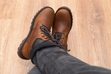 Pair of new winter boots