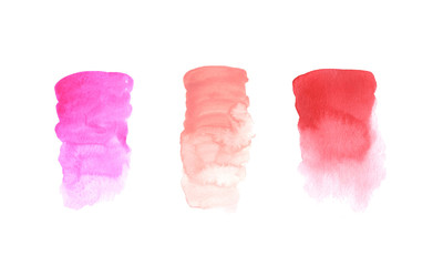 Watercolor decorative textured spots