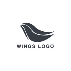 Wing icon logo design