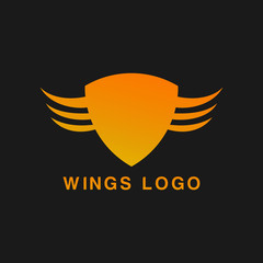 Wing icon logo design
