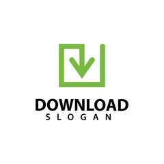 Download logo template design vector, illustration icon