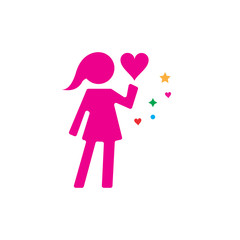 KIDS LOGO CONCEPT VECTOR TEMPLATE