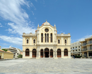 Fototapeta premium Façade de la cathédrale Saint-Ménas à Héraklion en Crète