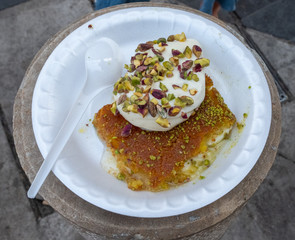 Arabic dessert Kunafa