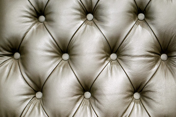 Closeup and crop Black sofa Leather background.