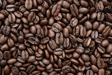 Obraz premium Coffee beans. No edit real photo.