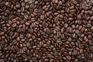 Coffee beans. No edit real photo.