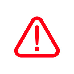 Danger or hazard yellow symbol. Danger alert.