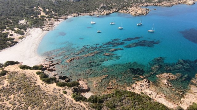 La plage d'Argent, Tizzano en Corse