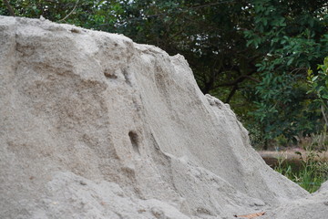 sand pile for construction and nature background.