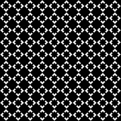 Illustration Black and white with repeated geometric shapes covering the background. Editable and colorable pattern for motifs, web, wallpaper, digital graphics and artistic decorations.