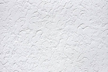 Texture, white textured wall of the house with a large grain and scratched. Template