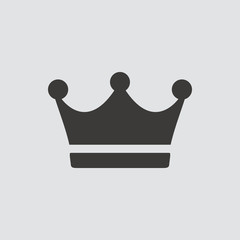 Crown icon. Vector illustration.