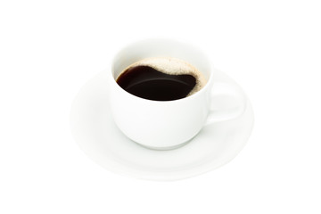 Black coffee cup