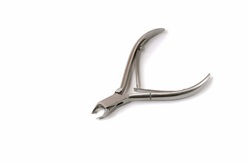 Nail clippers isolated on white background