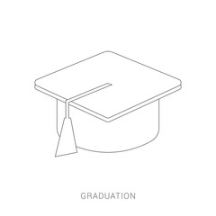 Graduation cap icon