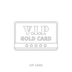 Luxury Members, Gift Card Template for your Business Vector Illustration