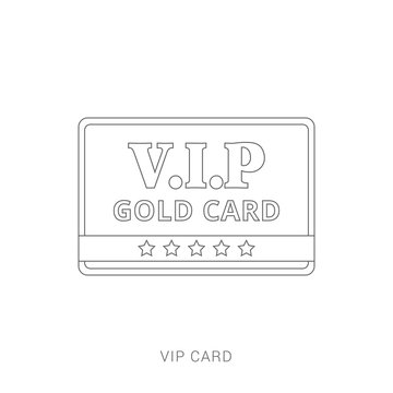 Luxury Members, Gift Card Template for your Business Vector Illustration