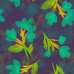 Floral seamless pattern. Artistic background.