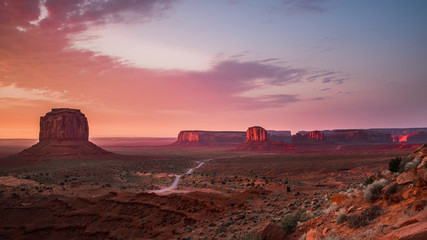 Sunrise at Monument Valley National Park