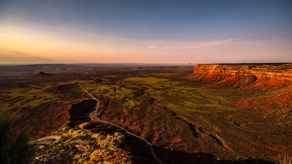 Scenic view from the Moki Dugway road