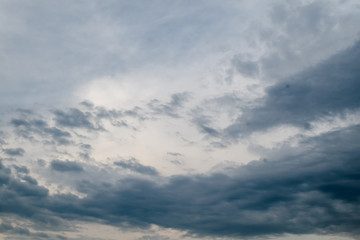 Fototapeta premium Beautiful white clouds and blue sky high definition skyscraper with grunge texture for background Abstract,nature art style,soft and blur focus.