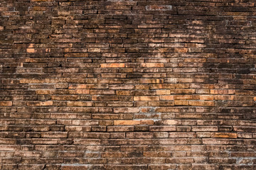 Old red grunge brick wall texture grunge background with vignetted corners