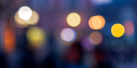street background blur. city abstraction with bokeh effect