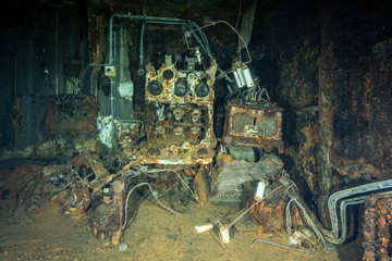 Fototapeta na wymiar Bell Island ship wreck Newfoundland Canada