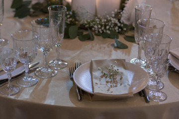 The plate is decorated with flowers on a special day