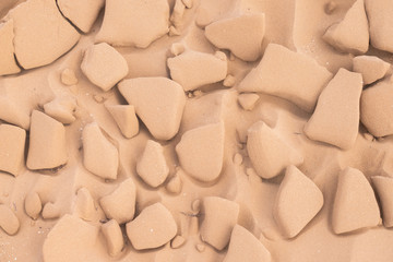 Close up of background texture of desert sand dunes. High resolution