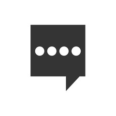 chat icon vector illustration for website and design icon