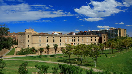Fototapeta na wymiar Ancient Aljafería Palace