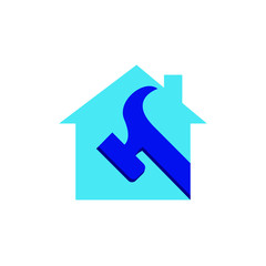 Vector home with hummer symbol