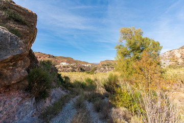 Mountainous landscape near Ugijar (Spain)