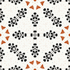 Abstract background texture in geometric ornamental style