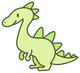 かわいい恐竜のイラスト_2