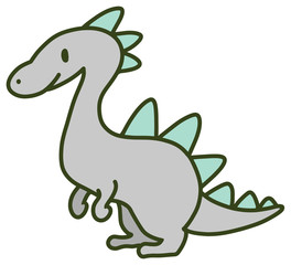 かわいい恐竜のイラスト_5