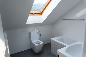 interior of modern bathroom