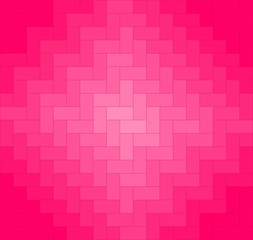 Pink zigzag chevron pattern background. Rectangles and squares repeat pattern background vector.