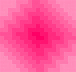 Pink zigzag chevron pattern background. Rectangles and squares repeat pattern background vector.