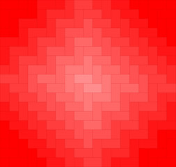 Red zigzag chevron pattern background. Rectangles and squares repeat pattern background vector.