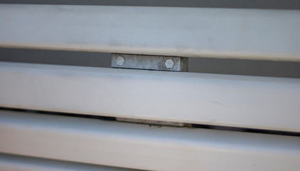 Rückenlehne einer Sitzbank