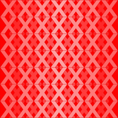Red X alphabet pattern background vector. Repeat X letter on red background.