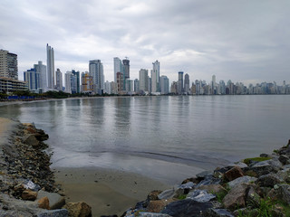 Fototapeta premium The coast of Balneário Camboriú