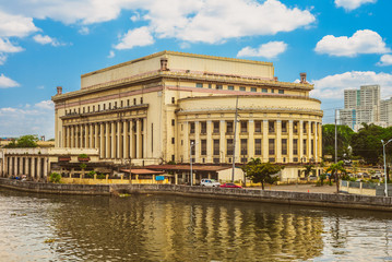 Fototapeta na wymiar Manila Central Post Office Building in philippines